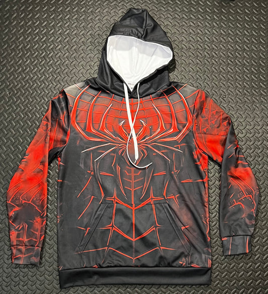 Spider-Man Black and Red Thin Hoodie
